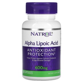 Thực phẩm chức năng Natrol Alpha Lipoic Acid 600 mg 30 Capsules 047469044725