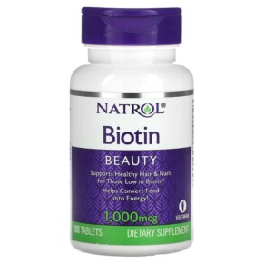 Thực phẩm chức năng Natrol Biotin 1.000 mcg 100 Tablets 047469052393
