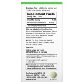 Thành phần vi chất của Natrol Cognium Memory 60 Tablets 047469072308