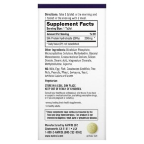 Thành phần vi chất của Natrol Cognium Memory Extra Strength 200 mg 60 Tablets 047469073404