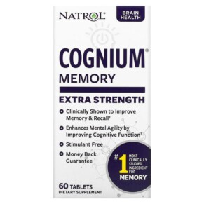 Thực phẩm chức năng Natrol Cognium Memory Extra Strength 200 mg 60 Tablets 047469073404