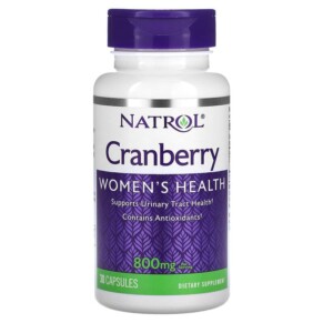 Thực phẩm chức năng Natrol Cranberry 400 mg 30 Capsules 047469160333