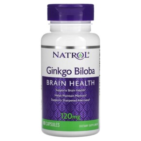 Thực phẩm chức năng Natrol Ginkgo Biloba 120 mg 60 Capsules 047469007683