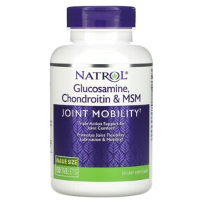 Thực phẩm chức năng Natrol Glucosamine Chondroitin & MSM 150 Tablets 047469002244