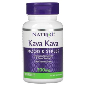 Thực phẩm chức năng Natrol Kava Kava 200 mg 30 Capsules 047469009496