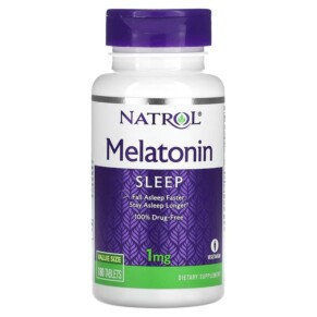Thực phẩm chức năng Natrol Melatonin 1 mg 180 Tablets 047469004668