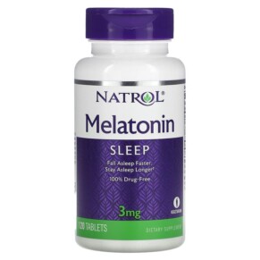 Thực phẩm chức năng Natrol Melatonin 3 mg 120 Tablets 047469005115