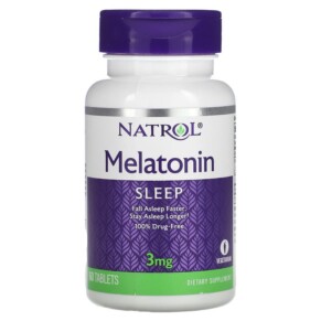 Thực phẩm chức năng Natrol Melatonin 3 mg 60 Tablets 047469005108