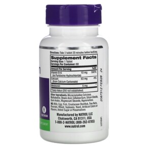 Thành phần vi chất của Natrol Melatonin Extra Strength 5 mg 60 Tablets 047469044626