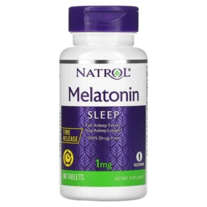 Thực phẩm chức năng Natrol Melatonin Time Release 1 mg 90 Tablets 047469004675