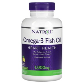 Thực phẩm chức năng Natrol Omega-3 Fish Oil Lemon 1.000 mg 150 Softgels 047469040406