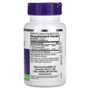Thành phần vi chất của Natrol Pycnogenol 50 mg 60 Capsules 047469005139