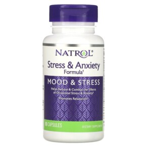 Thực phẩm chức năng Natrol Stress & Anxiety Formula 90 Capsules 047469005207