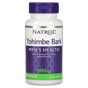 Thực phẩm chức năng Natrol Yohimbe Bark 500 mg 90 Capsules 047469022761