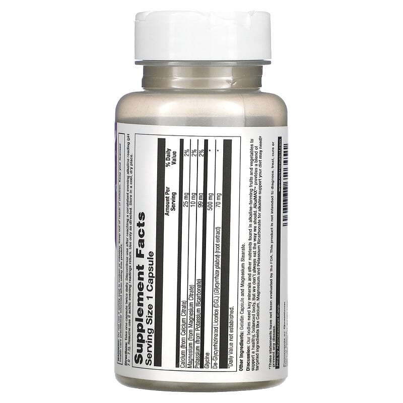 Natural Balance AlkaMax Alkaline Booster 30 Capsules 2 Thành phần vi chất của Natural Balance AlkaMax Alkaline Booster 30 Capsules 047868726451