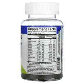 Thành phần vi chất của Natural Dynamix (NDX) Gummy Cuties Kids Multi Vitamin 60 Gummy Cuties 761584622216