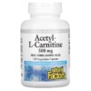 Thực phẩm chức năng Natural Factors Acetyl-L-Carnitine 500 mg 120 Vegetarian Capsules 068958028064
