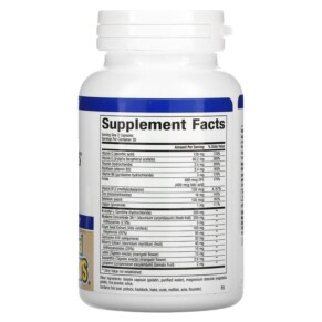 Thành phần vi chất của Natural Factors Advanced Eye Factors 60 Capsules 068958035345