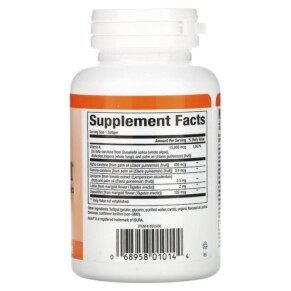 Thành phần vi chất của Natural Factors BetaCareAll 15.000 mcg 90 Softgels 068958010144