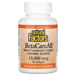 Thực phẩm chức năng Natural Factors BetaCareAll 15.000 mcg 90 Softgels 068958010144