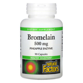 Thực phẩm chức năng Natural Factors Bromelain 500 mg 90 Capsules 068958017358
