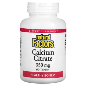 Thực phẩm chức năng Natural Factors Calcium Citrate 350 mg 90 Tablets 068958016115