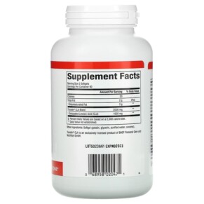 Thành phần vi chất của Natural Factors CLA Conjugated Linoleic Acid Blend 1.000 mg 180 Softgels 068958020471