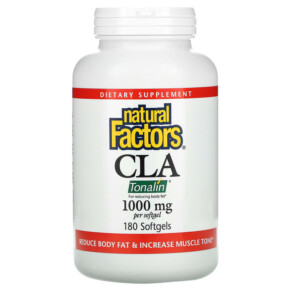 Thực phẩm chức năng Natural Factors CLA Conjugated Linoleic Acid Blend 1.000 mg 180 Softgels 068958020471
