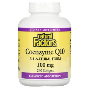Thực phẩm chức năng Natural Factors Coenzyme Q10 100 mg 240 Softgels 068958020822