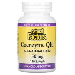 Thực phẩm chức năng Natural Factors Coenzyme Q10 50 mg 120 Softgels 068958020747
