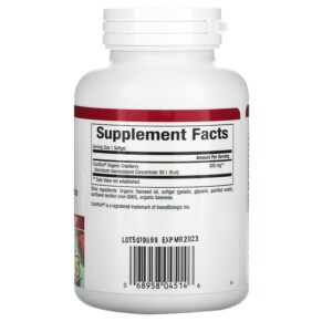 Thành phần vi chất của Natural Factors CranRich Super Strength Cranberry Concentrate 500 mg 90 Softgels 068958045146