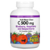 Natural Factors Fruit-Flavor Chew Vitamin C Blueberry Raspberry and Boysenberry 500 mg 90 Chewable Wafers 4 Thực phẩm chức năng Natural Factors Fruit-Flavor Chew Vitamin C Blueberry Raspberry and Boysenberry 500 mg 90 Chewable Wafers 068958013268