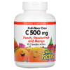 Thực phẩm chức năng Natural Factors Fruit-Flavor Chew Vitamin C Peach Passionfruit and Mango 500 mg 90 Chewable Wafers 068958013244