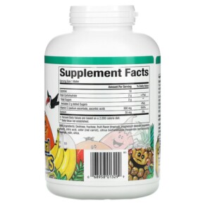 Thành phần vi chất của Natural Factors Fruit-Flavor Chew Vitamin C Tropical 500 mg 180 Chewable Wafers 068958013299