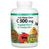 Thực phẩm chức năng Natural Factors Fruit-Flavor Chew Vitamin C Tropical 500 mg 180 Chewable Wafers 068958013299