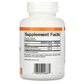 Natural Factors Glucosamine & Chondroitin 500 mg/400 mg 120 Capsules 3 Thành phần vi chất của Natural Factors Glucosamine & Chondroitin 500 mg/400 mg 120 Capsules 068958026879