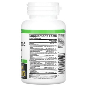 Thành phần vi chất của Natural Factors High Potency Multi Enzyme 60 Vegetarian Capsules 068958017457
