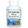 Thực phẩm chức năng Natural Factors L-Carnitine 500 mg 60 Vegetarian Capsules 068958028019