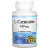 Thực phẩm chức năng Natural Factors L-Carnosine 500 mg 60 Vegetarian Capsules 068958028057