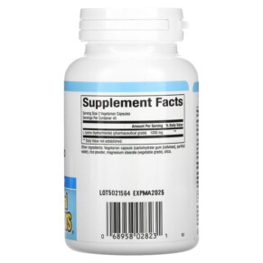 Thành phần vi chất của Natural Factors L-Lysine 500 mg 90 Vegetarian Capsules 068958028231