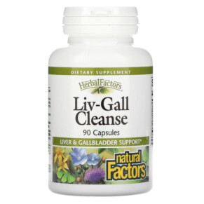 Thực phẩm chức năng Natural Factors Liv-Gall Cleanse 90 Capsules 068958046457