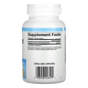 Thành phần vi chất của Natural Factors Micronized L-Glutamine 1.000 mg 90 Vegetarian Capsules 068958028101