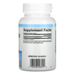 Thành phần vi chất của Natural Factors Micronized L-Glutamine 500 mg 90 Vegetarian Capsules 068958028200