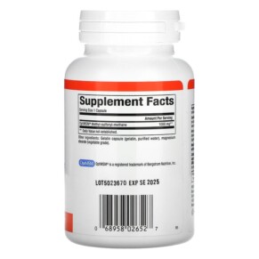 Thành phần vi chất của Natural Factors MSM 1.000 mg 90 Capsules 068958026527