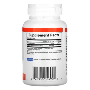 Thành phần vi chất của Natural Factors MSM 1.000 mg 90 Tablets 068958026909