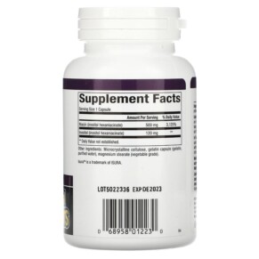 Thành phần vi chất của Natural Factors No Flush Niacin 500 mg 90 Capsules 068958012230