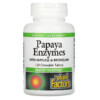 Thực phẩm chức năng Natural Factors Papaya Enzymes with Amylase & Bromelain 120 Chewable Tablets 068958017495