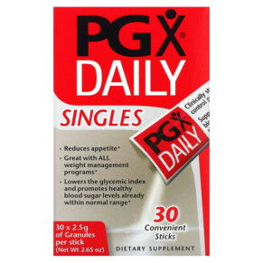 Thực phẩm chức năng Natural Factors PGX Daily Singles 30 Convenient Sticks (2.5 g) Each 068958035703