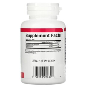 Thành phần vi chất của Natural Factors Potassium Citrate 99 mg 90 Tablets 068958016603