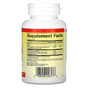 Thành phần vi chất của Natural Factors PQQ-10 PQQ 20 mg CoQ10 200 mg 30 Softgels 068958026176